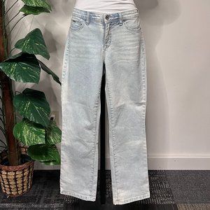 Railroad White Wash Nine West Capris Size 4